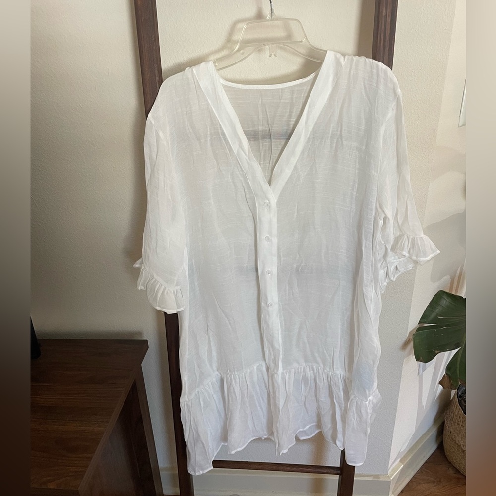 Cupshe White Coverup
